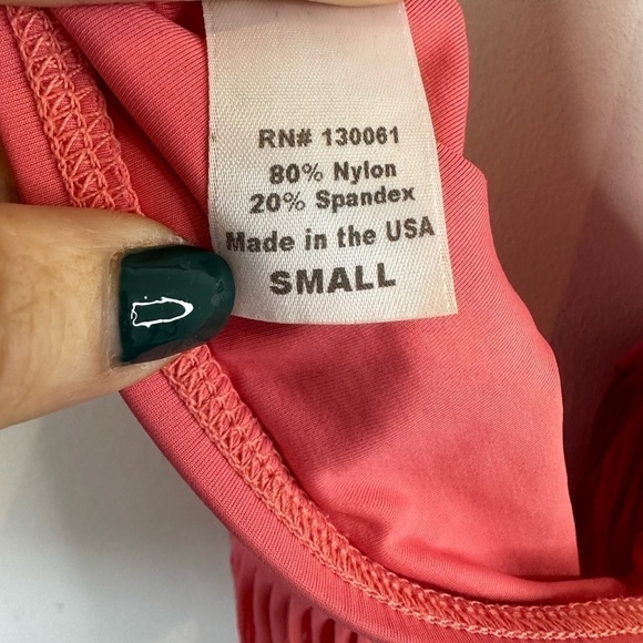 l*Space Audrey Fringe Halter Bikini Top in Watermelon - Picture 14 of 14